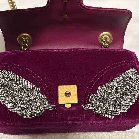 GUCCI MARMONT limited edition in velvet & silk lining - Picture 9 of 12